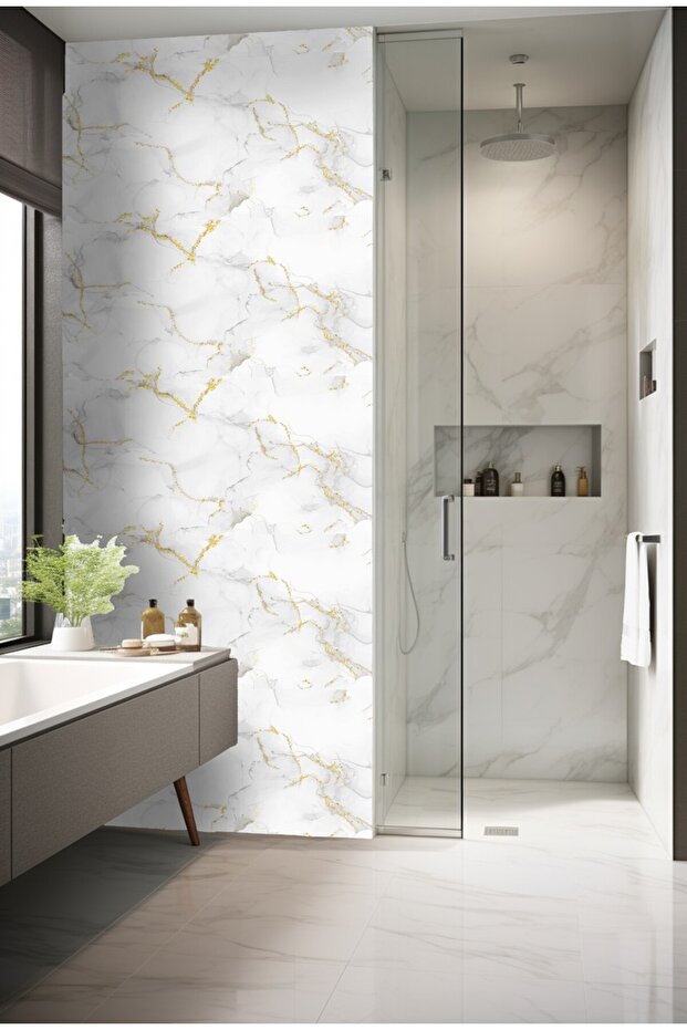 CodeK-15 Kendinden Yapışkanlı FOLYO KARO Suya Dayanıklı Mutfak Banyo Zemin Kaplama 30x30 Cm(4 ADET) - 8