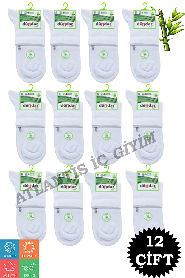 ERKEK BAMBU KONÇ PATİK 12Lİ - 1