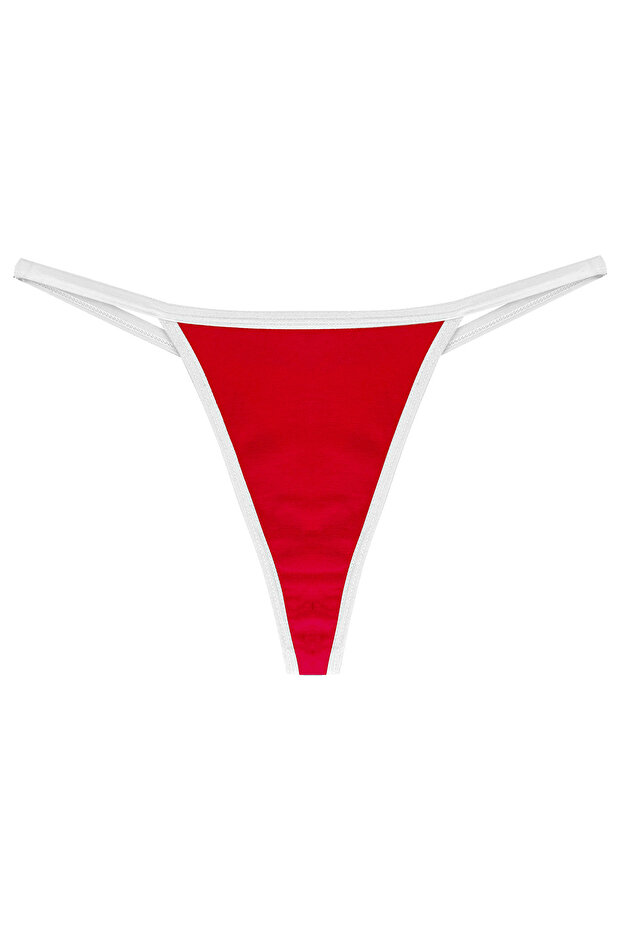 Kadın, Pamuklu String Set, (Brazilian, T-Thong, Thong) 3'lü Set, - 3