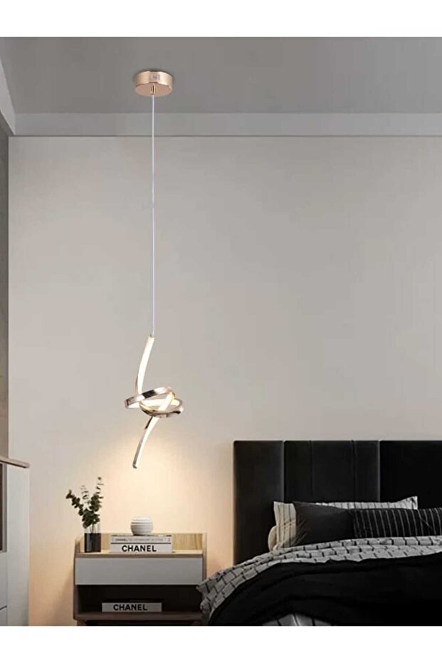 مصباح LED حديث 28 واط 6892-1 مع 3 أوضاع إضاءة، وطول قابل للتعديل 80 سم