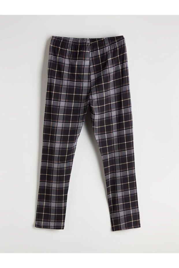 Shining Store'dan Işıltılı Seçimler | Standart Kalıp Ekose Erkek Pijama Alt - 6