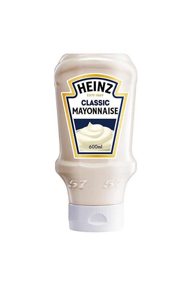 Creamy Classic Mayonnaise Top Down Squeezy Bottle 600 mlRich Creamy Garlic Flavored Sauce