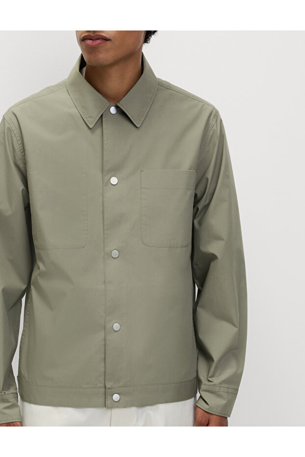 %100 Pamuklu Overshirt Gömlek - 3