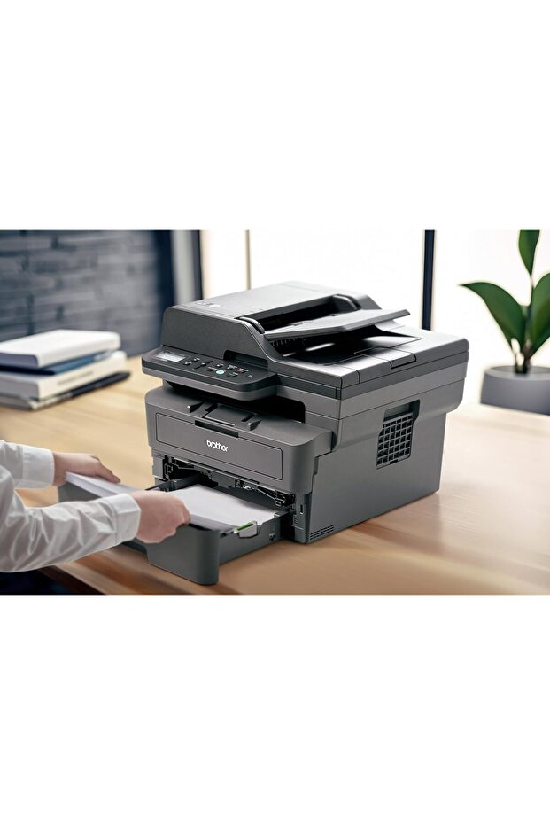 Wireless All In One Monochrome Laser Printer, DCP-L2640DW, Automatic 2 Sided Print, Black - 5