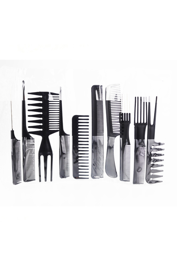 مجموعة مشط الشعر من لوفيان - 10قطعة - Hair Comb Set - 10 Pieces