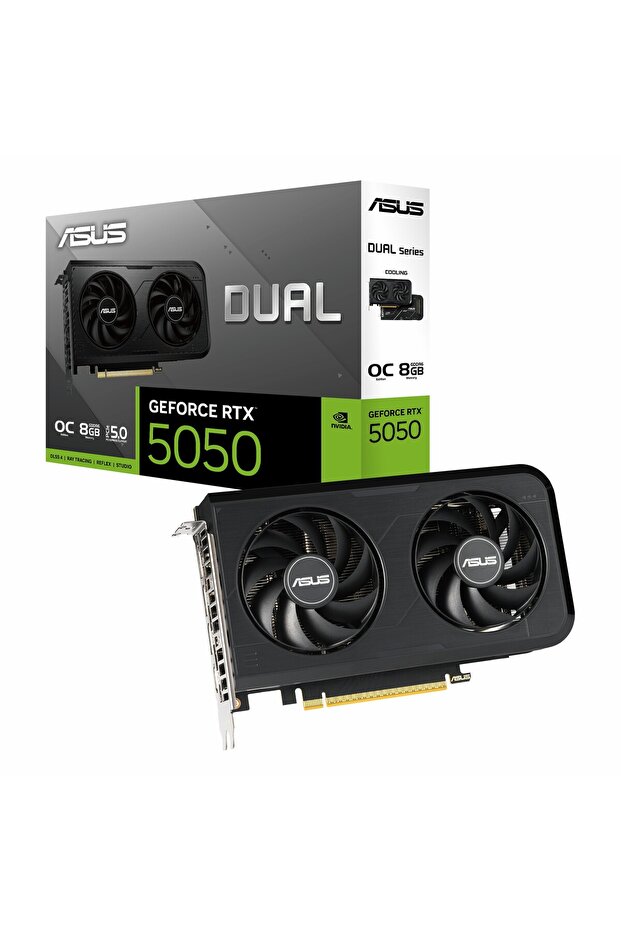 ASUS Dual GeForce RTX 5050 OC 8GB GDDR6 128Bit HDMI/DP Ekran Kartı