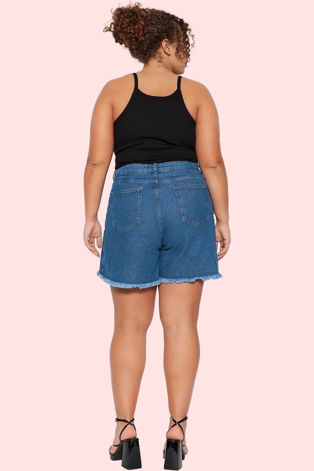 Women's Fashion Denim Shorts Skirt High Waist Short Length Narrow Leg Casual Combinations Summer Shorts
