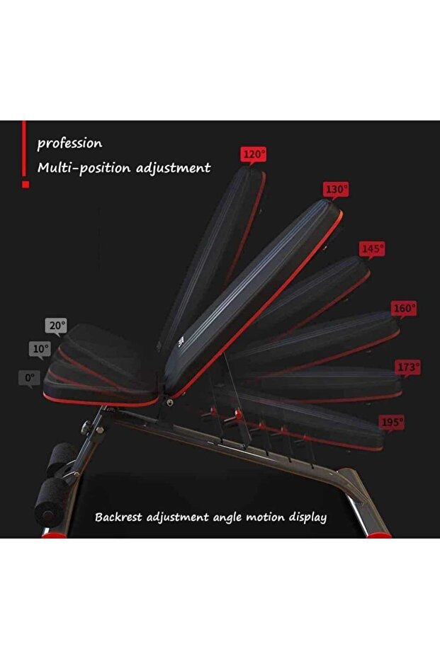 1201 Multifunctional Adjustable Exercise Bench - 6