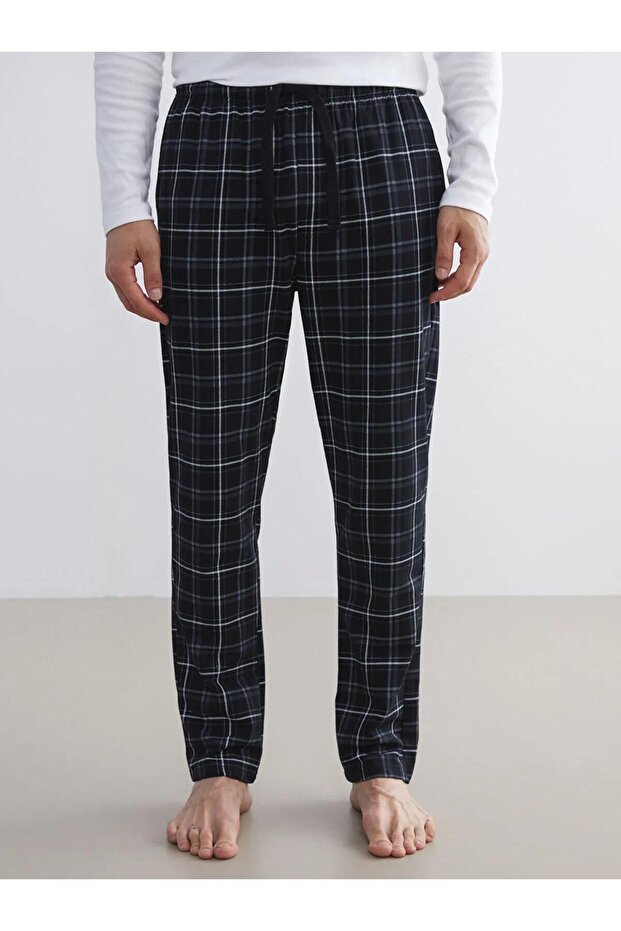 Standart Kalıp Ekose Erkek Pijama Alt (W5) - 2