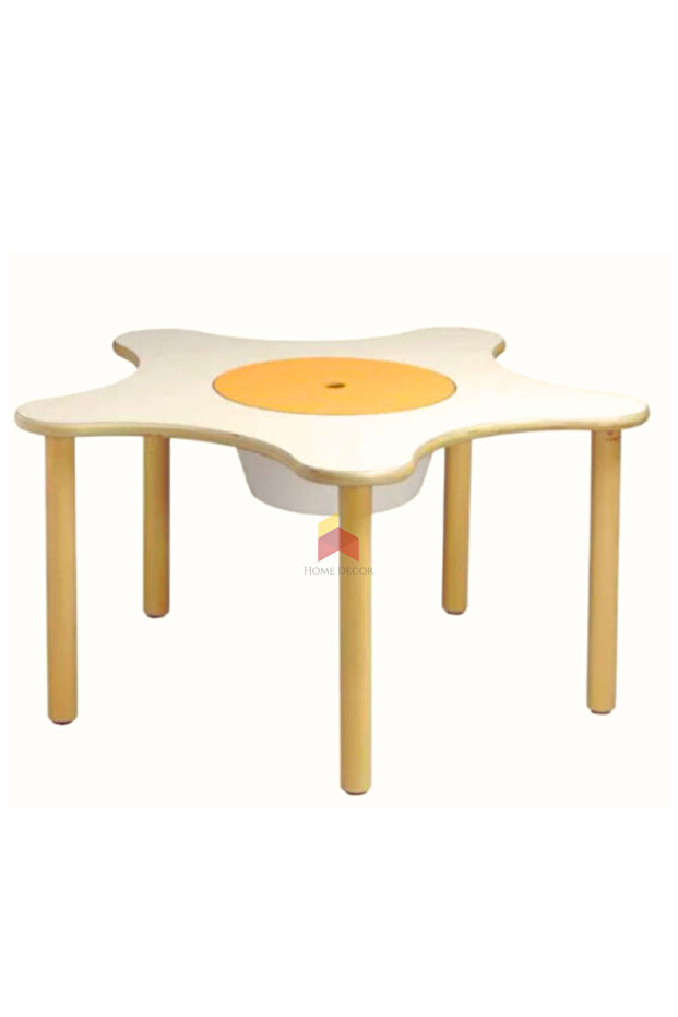 Star Shaped Table With Storage