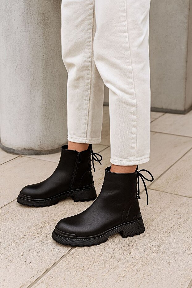 Kadın Deri Postal Bot 25100003K - 1