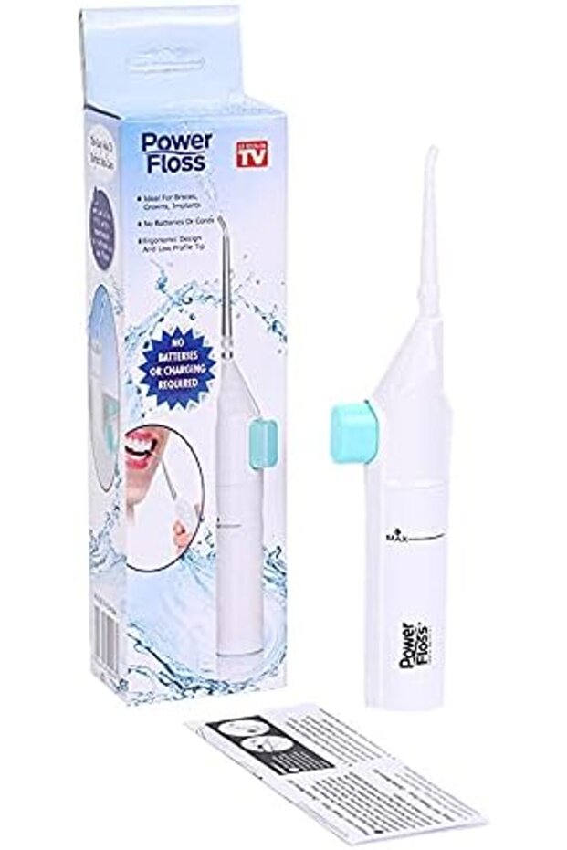 Pressure Manual Water Flosser Portable Dental Water Flosser for Teeth 40ml