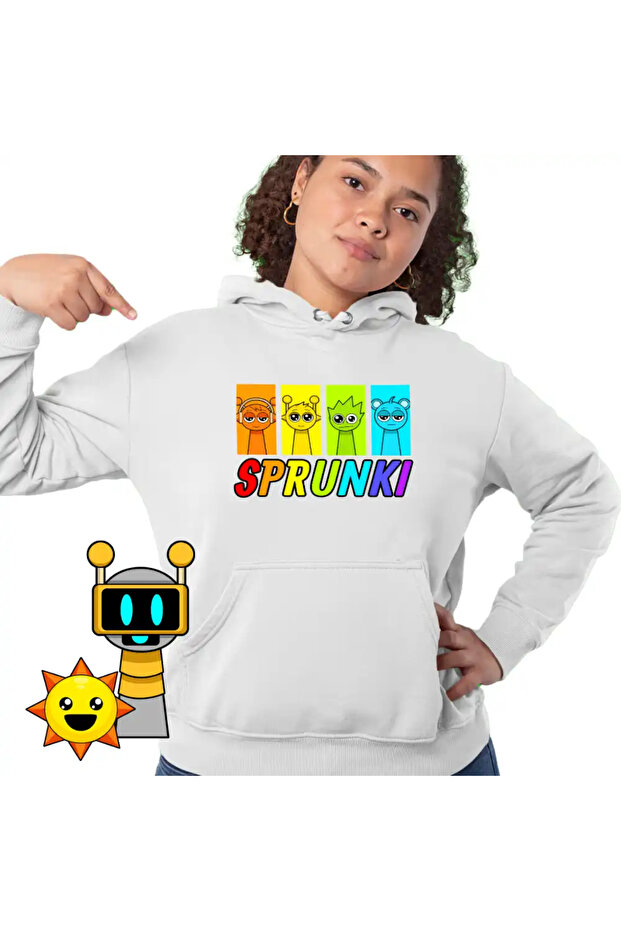 Дамски суитшърт Sprunki Music Notes - 2