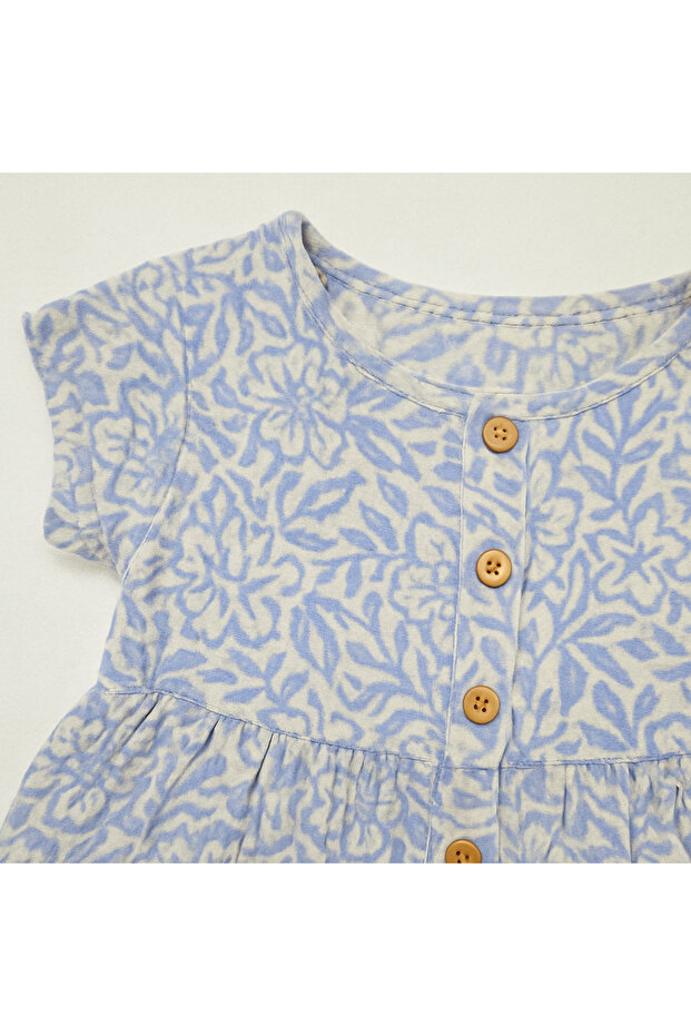 Kız Çocuk Müslin Yazlık Elbise - 4
