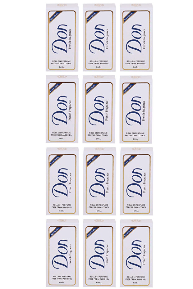 عطر رول أون برائحة فرنسية 6 مل 12 قطعة