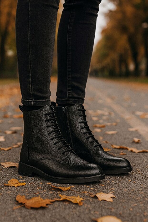 Kadın Deri Bot 26103454K - 1