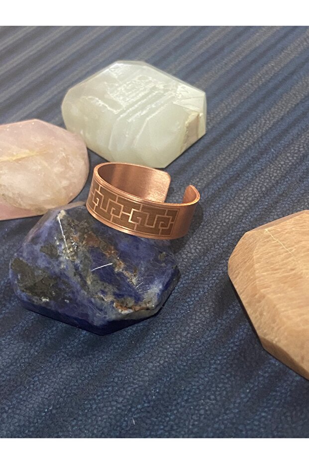 Patterned Copper Ring - 2