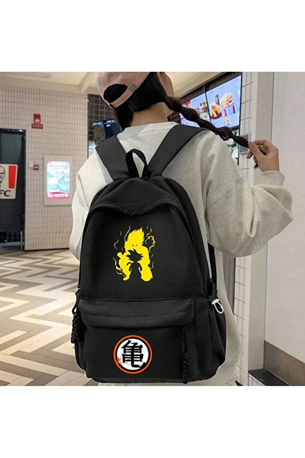 Anime Dragon Ball Printed Unisex School Backpack