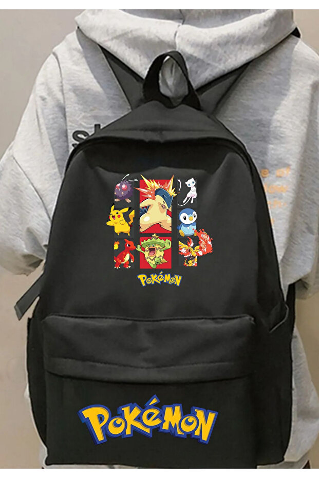 Pokemon Printed Backpack School Bag