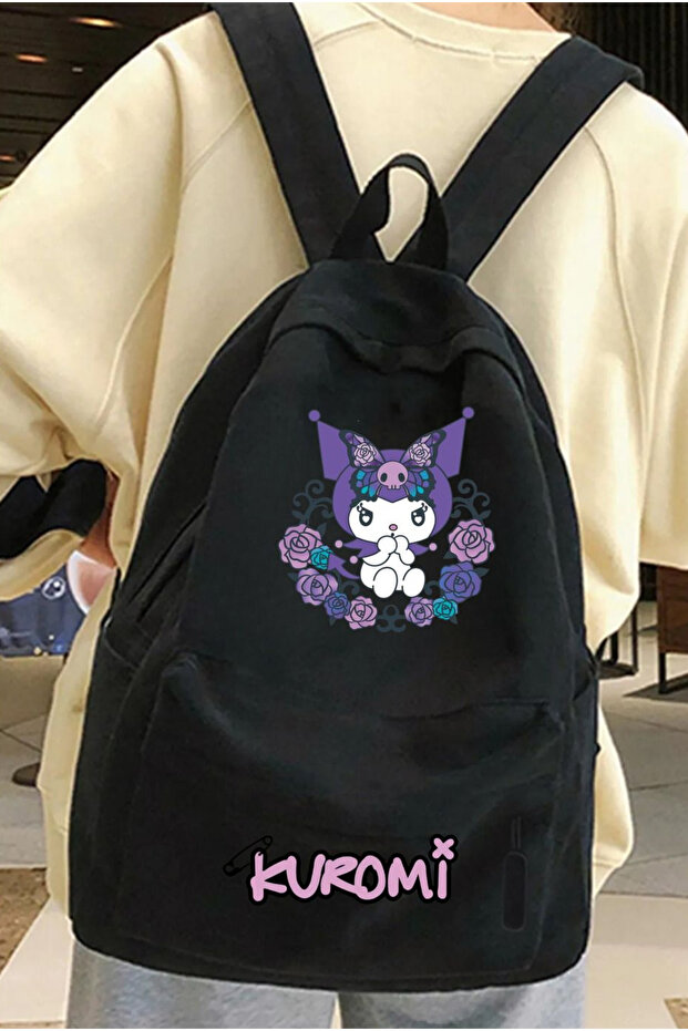 Kuromi Printed School, Dershane, Course Backpack