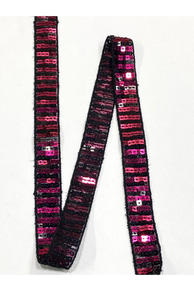 Sequin Ribbon Ribbon Sequin Ribbon Mortar 2 Meters / Width 2.5 cm /