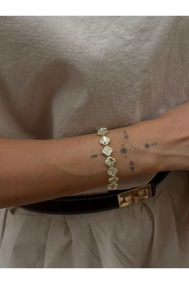 Yonca gold bileklik - 1