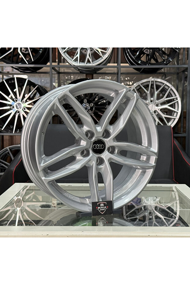 18 İNÇ 5X112 AUDİ RS6 A3 A4 A5 A6 SİLVER JANT TAKIMI (4ADET) - 2