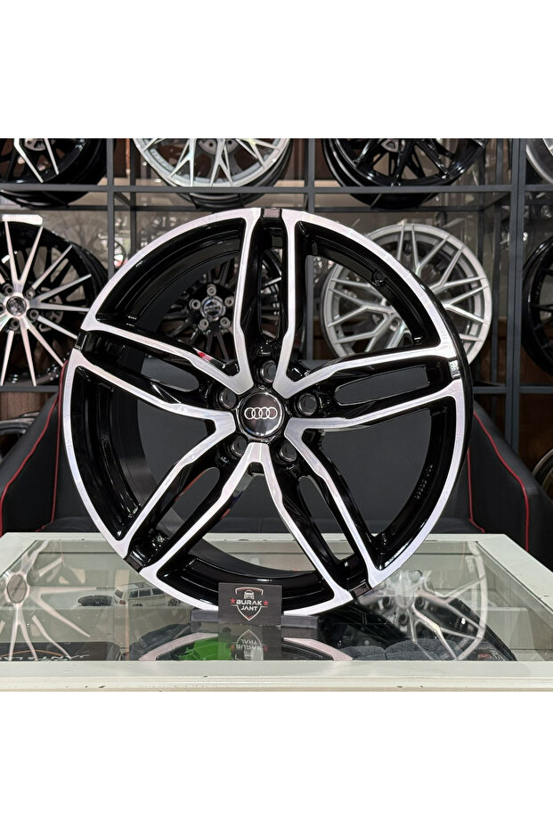 18 İNÇ 5X112 AUDİ RS6 A3 A4 A5 A6 BLACK DİAMON JANT TAKIMI (4ADET) - 3