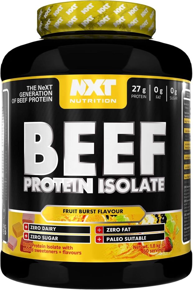 NXT Beef Protein Isolate Fruit Burst 1.8kg 60 Servings