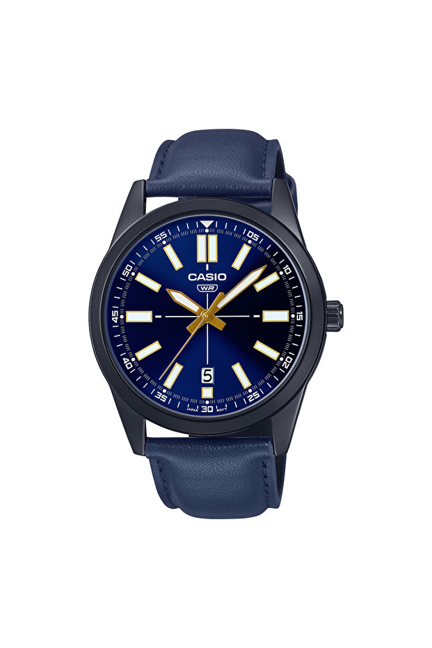 ANALOG MENS WATCH MTP-VD 02 BL-2 EUDF