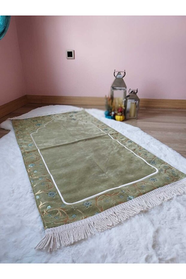 Lüks Şönilli Astarlı Seccade - 2