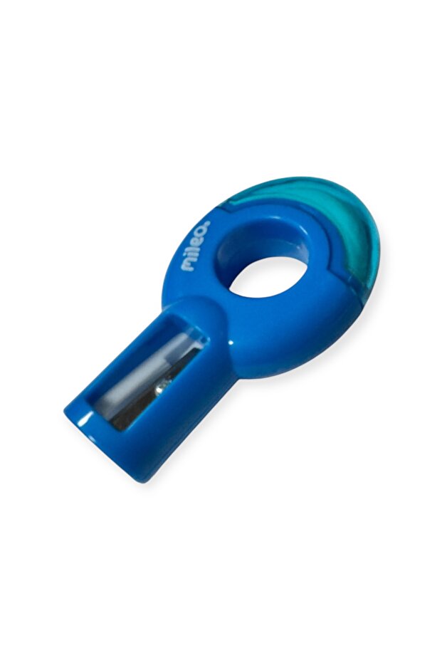 Mileo Happy Loops Pencil Sharpener, with Eraser, 4 Different Color Options - 4