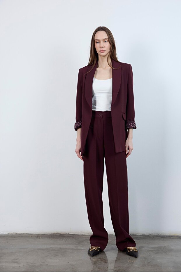 Kadın Palazzo Paça Pantolon - 1