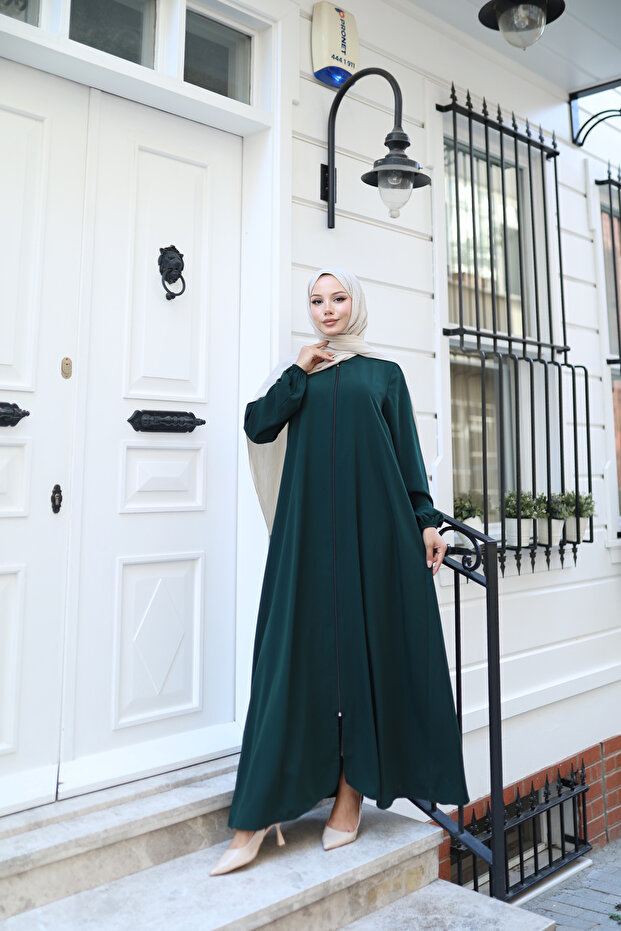 Lalezar Duru أكمام أنيقة من حرير المدينة مع أكمام مطاطية - 3