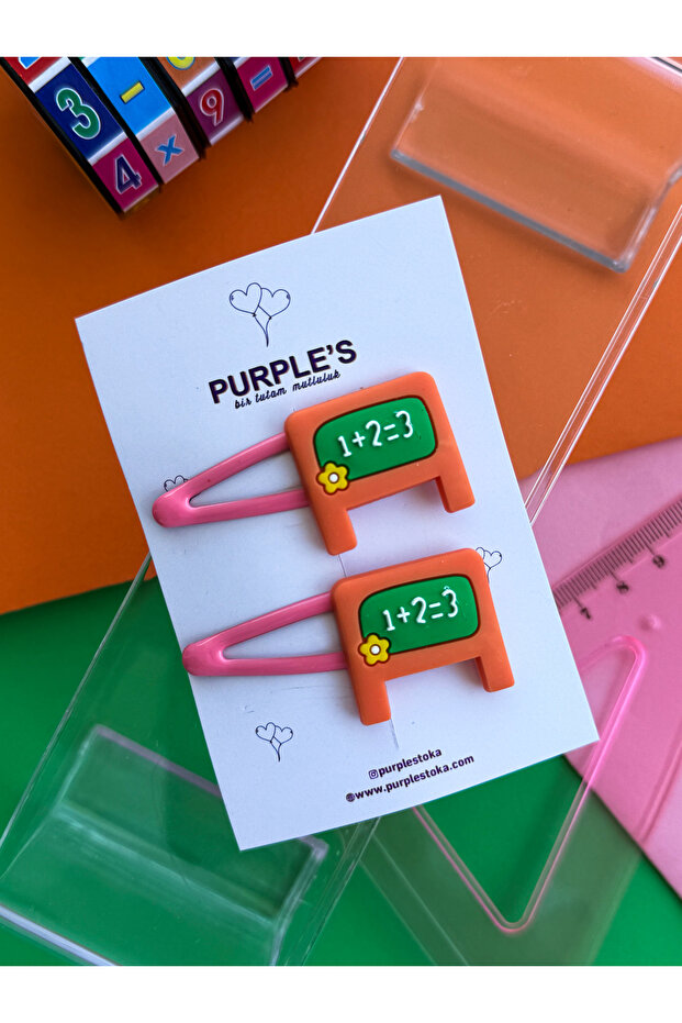 Writing Board Object Snap Buckle Set of 2 // Girl's Buckle // School Buckle