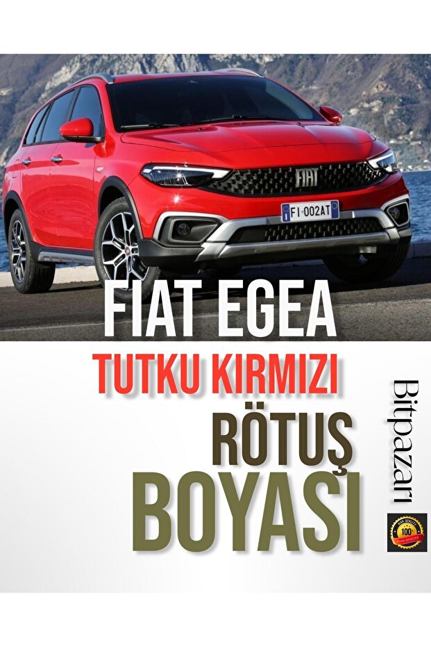 Fiat Egea Passion Red 168 - Compatible Professional Scratch and Stone Mark Remover Touch up Paint 30ml.