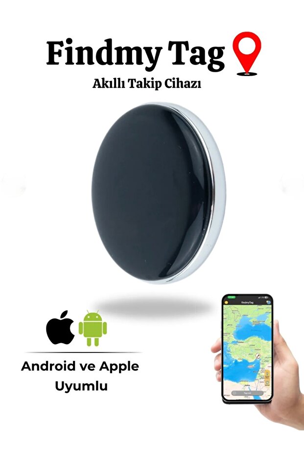 Ios & Android Uyumlu Airtag Akıllı Gps Takip Cihazı - 3