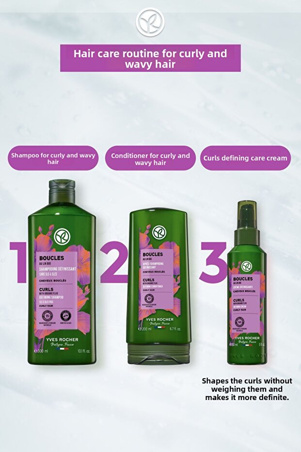 300 ml Vegan Curl Lightening Shampoo - for Curly and Wavy Hair - 6
