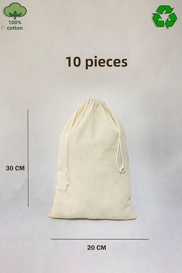 Raw Cloth Pouch/Bag/Organizer 20x30 (10 Pieces)