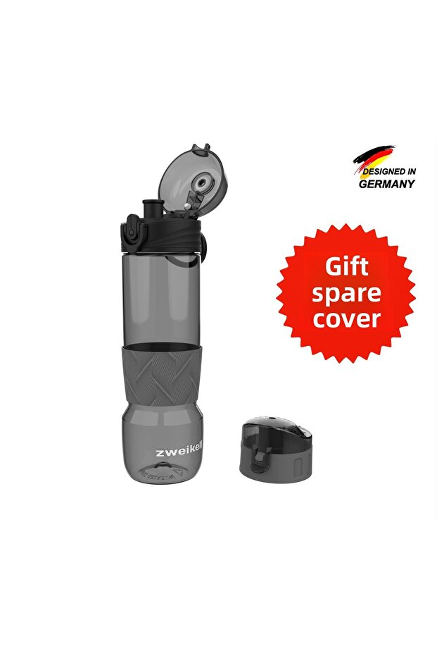 Lento Switch Anthracite Bpa Free 650 ml Tritan Water Bottle - 1