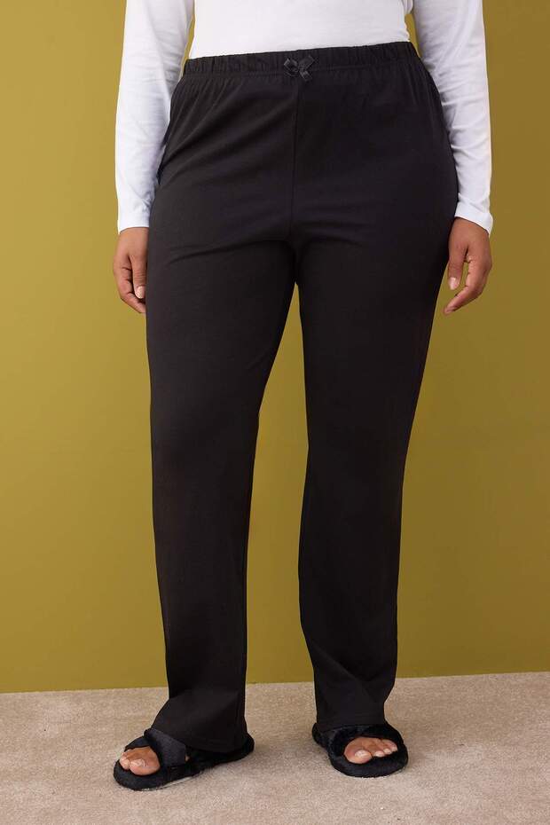 Szare, wielokolorowe spodnie piżamowe w zestawie 2 sztuki TBBAW26IA00003 - 6