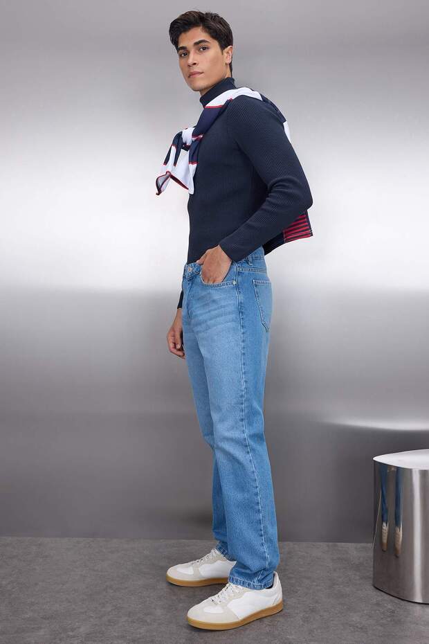 Mavi %100 Pamuk Straight Fit Jeans TMNAW23JE00011 - 2