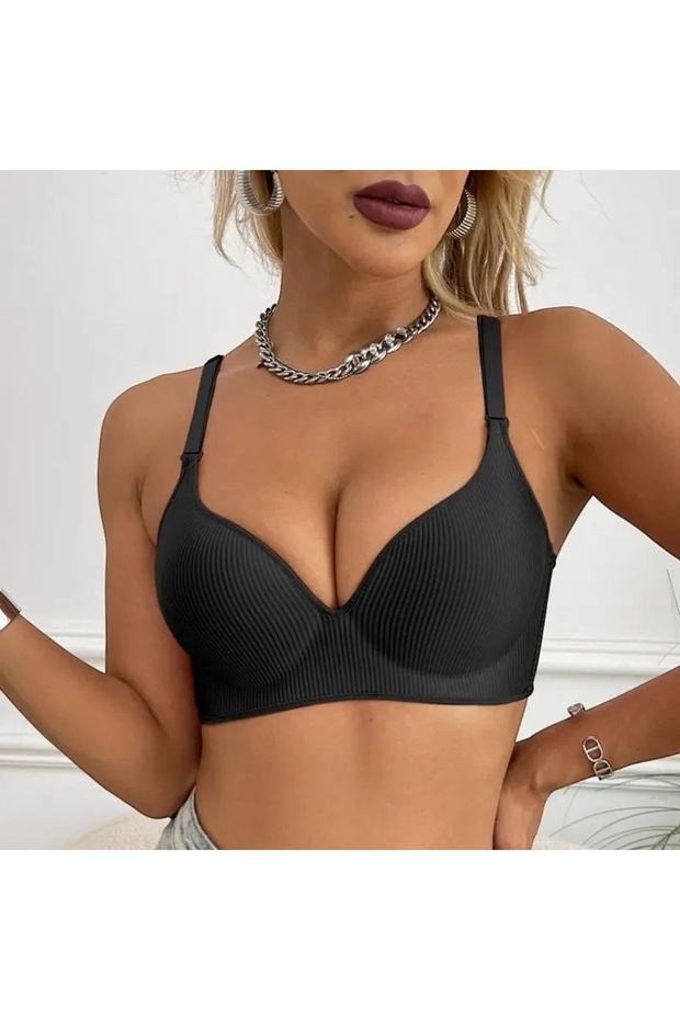 حمالة صدر ناعمة بدون حشوة أو سلك داخلي - 6