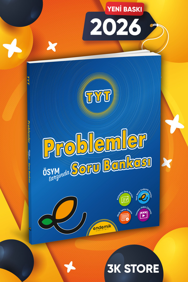 2026 TYT Problemler Soru Bankası Yeni Nesil Sorular Endemik Yayın - 2