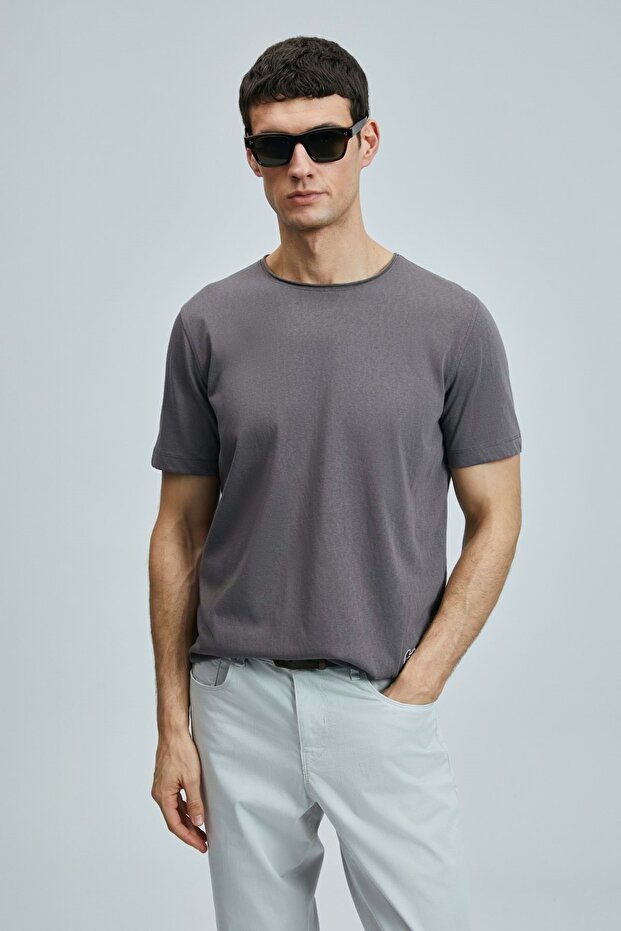 111020259 Junya Tricou de bază pentru bărbați Tricou pentru bărbați MINK - 2