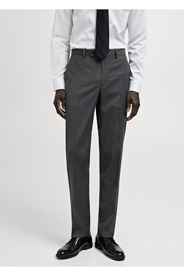 Milan slim fit kumaş pantolon - 1