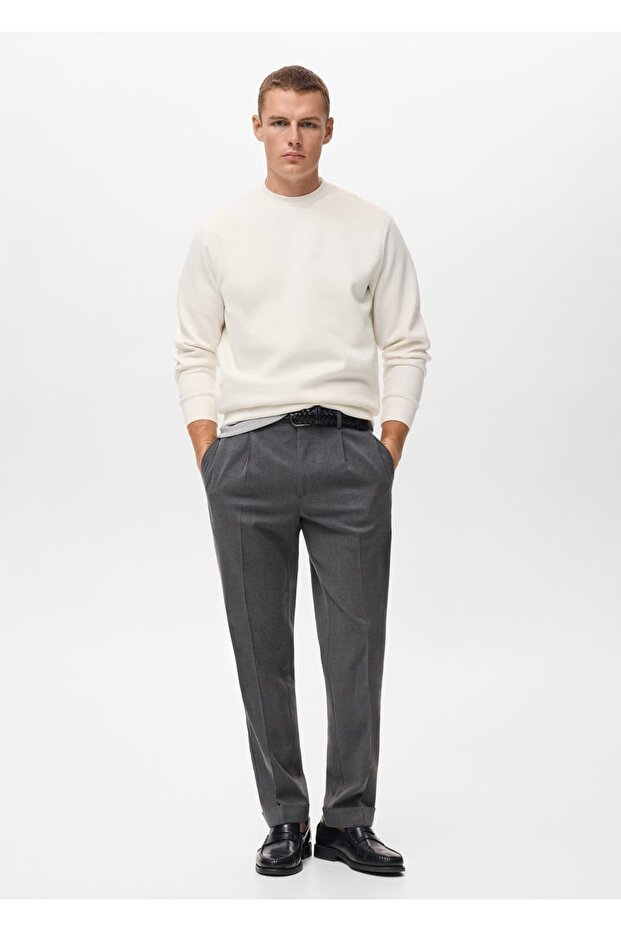 Regular kesim pamuklu sweatshirt - 2