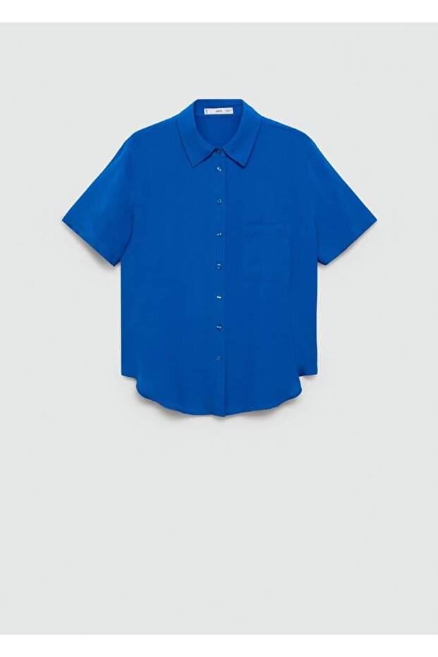 Kısa kollu cepli gömlek - 3