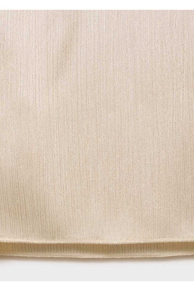 Pileli elastik belli pantolon - 5