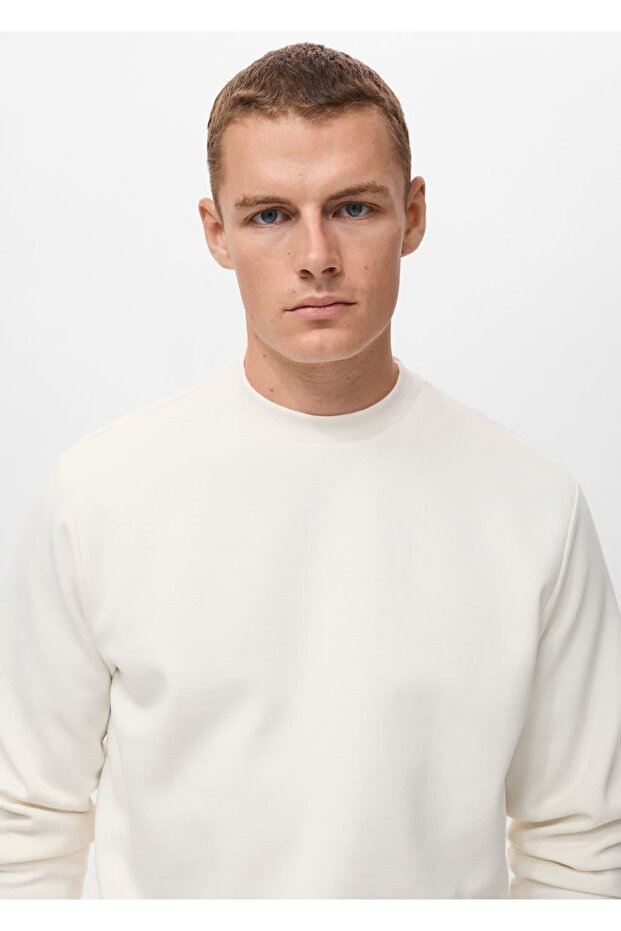 Regular kesim pamuklu sweatshirt - 6